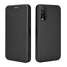 Coque Portefeuille Livre Cuir Etui Clapet L02Z pour Vivo Y11s Noir