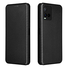 Coque Portefeuille Livre Cuir Etui Clapet L02Z pour Vivo Y32 4G Noir