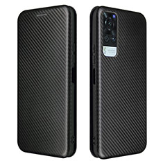 Coque Portefeuille Livre Cuir Etui Clapet L02Z pour Vivo Y51A Noir