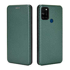 Coque Portefeuille Livre Cuir Etui Clapet L02Z pour Wiko View5 Plus Vert