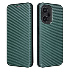 Coque Portefeuille Livre Cuir Etui Clapet L02Z pour Xiaomi Poco F5 5G Vert