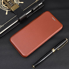 Coque Portefeuille Livre Cuir Etui Clapet L02Z pour Xiaomi Poco M2 Marron