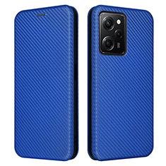 Coque Portefeuille Livre Cuir Etui Clapet L02Z pour Xiaomi Poco X5 Pro 5G Bleu