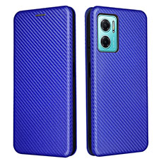 Coque Portefeuille Livre Cuir Etui Clapet L02Z pour Xiaomi Redmi 10 5G Bleu