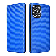 Coque Portefeuille Livre Cuir Etui Clapet L02Z pour Xiaomi Redmi 12 4G Bleu