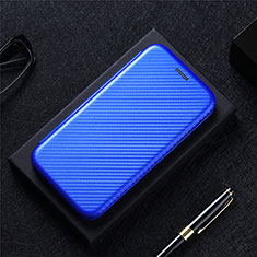 Coque Portefeuille Livre Cuir Etui Clapet L02Z pour Xiaomi Redmi K50 Ultra 5G Bleu