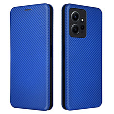 Coque Portefeuille Livre Cuir Etui Clapet L02Z pour Xiaomi Redmi Note 12 4G Bleu