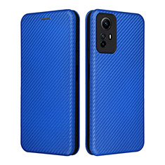 Coque Portefeuille Livre Cuir Etui Clapet L02Z pour Xiaomi Redmi Note 12S Bleu