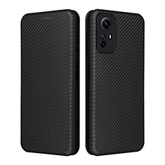 Coque Portefeuille Livre Cuir Etui Clapet L02Z pour Xiaomi Redmi Note 12S Noir