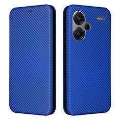 Coque Portefeuille Livre Cuir Etui Clapet L02Z pour Xiaomi Redmi Note 13 Pro+ Plus 5G Bleu