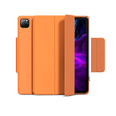 Coque Portefeuille Livre Cuir Etui Clapet L03 pour Apple iPad Pro 12.9 (2021) Orange