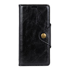 Coque Portefeuille Livre Cuir Etui Clapet L03 pour Asus ZenFone Live L1 ZA551KL Noir