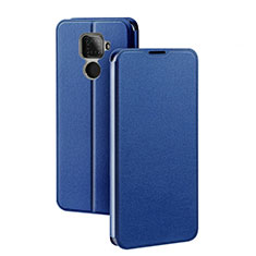 Coque Portefeuille Livre Cuir Etui Clapet L03 pour Huawei Nova 5i Pro Bleu