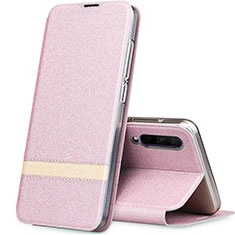 Coque Portefeuille Livre Cuir Etui Clapet L03 pour Huawei P Smart Pro (2019) Or Rose