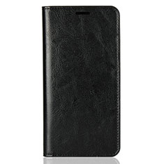 Coque Portefeuille Livre Cuir Etui Clapet L03 pour Huawei Y9 (2018) Noir