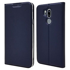 Coque Portefeuille Livre Cuir Etui Clapet L03 pour LG G7 Bleu