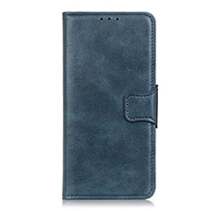 Coque Portefeuille Livre Cuir Etui Clapet L03 pour Motorola Moto One Fusion Bleu