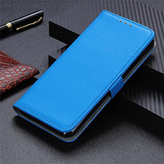 Coque Portefeuille Livre Cuir Etui Clapet L03 pour Oppo A33 Bleu Ciel