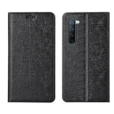 Coque Portefeuille Livre Cuir Etui Clapet L03 pour Oppo Find X2 Lite Noir