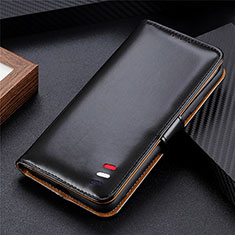 Coque Portefeuille Livre Cuir Etui Clapet L03 pour Realme 7i Noir