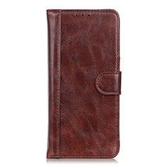 Coque Portefeuille Livre Cuir Etui Clapet L03 pour Realme Narzo 30 4G Marron