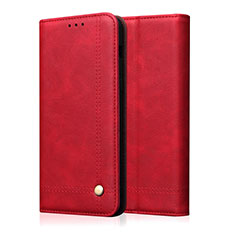 Coque Portefeuille Livre Cuir Etui Clapet L03 pour Realme X50 5G Rouge