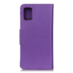 Coque Portefeuille Livre Cuir Etui Clapet L03 pour Samsung Galaxy A41 Violet