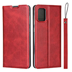 Coque Portefeuille Livre Cuir Etui Clapet L03 pour Samsung Galaxy M40S Rouge
