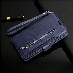 Coque Portefeuille Livre Cuir Etui Clapet L03 pour Samsung Galaxy S20 Plus Bleu