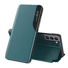 Coque Portefeuille Livre Cuir Etui Clapet L03 pour Samsung Galaxy S22 5G Vert