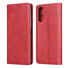 Coque Portefeuille Livre Cuir Etui Clapet L03 pour Sony Xperia 10 II Rouge