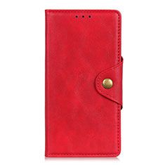 Coque Portefeuille Livre Cuir Etui Clapet L03 pour Xiaomi Mi 10i 5G Rouge