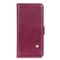 Coque Portefeuille Livre Cuir Etui Clapet L03 pour Xiaomi Mi 10T Pro 5G Vin Rouge