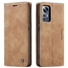 Coque Portefeuille Livre Cuir Etui Clapet L03 pour Xiaomi Mi 12 5G Kaki