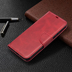 Coque Portefeuille Livre Cuir Etui Clapet L03 pour Xiaomi POCO C3 Rouge