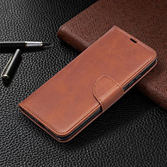 Coque Portefeuille Livre Cuir Etui Clapet L03 pour Xiaomi Redmi 9 Activ Marron