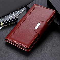 Coque Portefeuille Livre Cuir Etui Clapet L03 pour Xiaomi Redmi 9 Prime India Marron