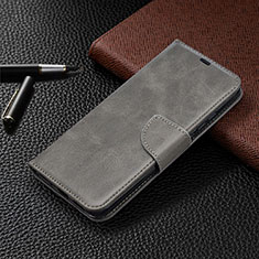 Coque Portefeuille Livre Cuir Etui Clapet L03 pour Xiaomi Redmi 9C Gris