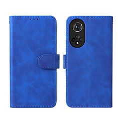 Coque Portefeuille Livre Cuir Etui Clapet L03Z pour Huawei Honor 50 5G Bleu