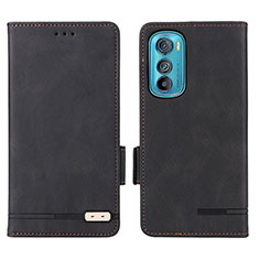 Coque Portefeuille Livre Cuir Etui Clapet L03Z pour Motorola Moto Edge 30 5G Noir