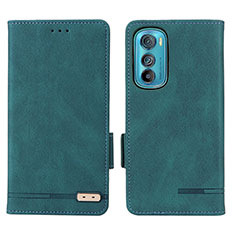 Coque Portefeuille Livre Cuir Etui Clapet L03Z pour Motorola Moto Edge 30 5G Vert