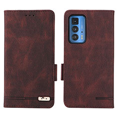 Coque Portefeuille Livre Cuir Etui Clapet L03Z pour Motorola Moto Edge S Pro 5G Marron