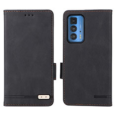 Coque Portefeuille Livre Cuir Etui Clapet L03Z pour Motorola Moto Edge S Pro 5G Noir