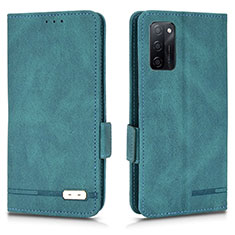 Coque Portefeuille Livre Cuir Etui Clapet L03Z pour Oppo A55S 5G Vert