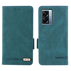 Coque Portefeuille Livre Cuir Etui Clapet L03Z pour Oppo K10 5G India Vert