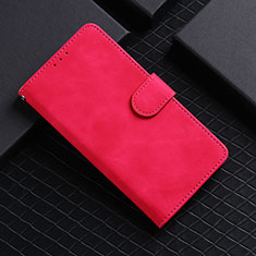 Coque Portefeuille Livre Cuir Etui Clapet L03Z pour Realme 8 Pro Rose Rouge