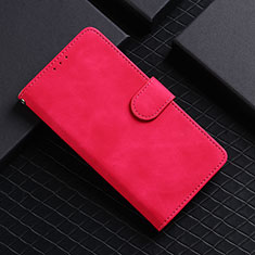 Coque Portefeuille Livre Cuir Etui Clapet L03Z pour Realme C11 (2021) Rose Rouge