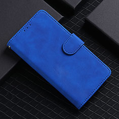 Coque Portefeuille Livre Cuir Etui Clapet L03Z pour Realme C21Y Bleu