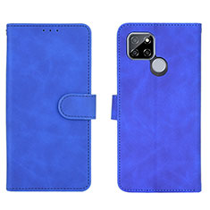 Coque Portefeuille Livre Cuir Etui Clapet L03Z pour Realme V3 5G Bleu