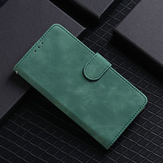 Coque Portefeuille Livre Cuir Etui Clapet L03Z pour Samsung Galaxy A03 Core Vert